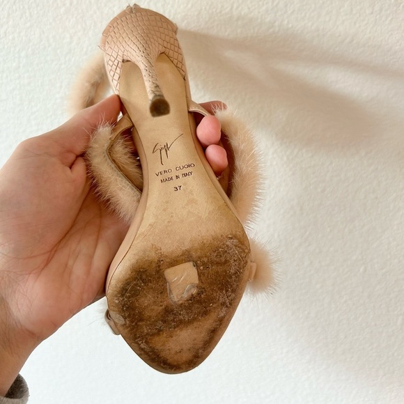 Giuseppe Zanotti Harmony Winter Heels in Pink - Picture 10 of 11